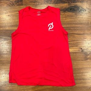 Peloton Split59 collab. Red sleeveless ladies top. Perforated back! Rare!!!!